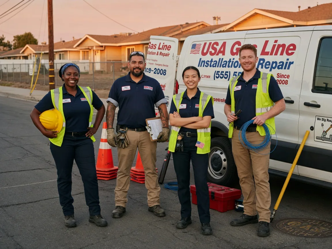 Gas Line Installation company in Lott, TX
